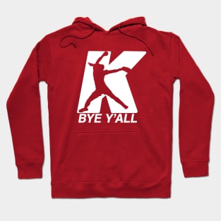 Bye Yall Softball Strikeout See You Later K Fastpitch Pitcher Hoodie